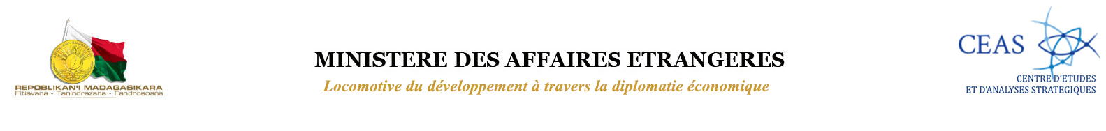 MINISTERE DES AFFAIRES ETRANGERES DE MADAGASCAR