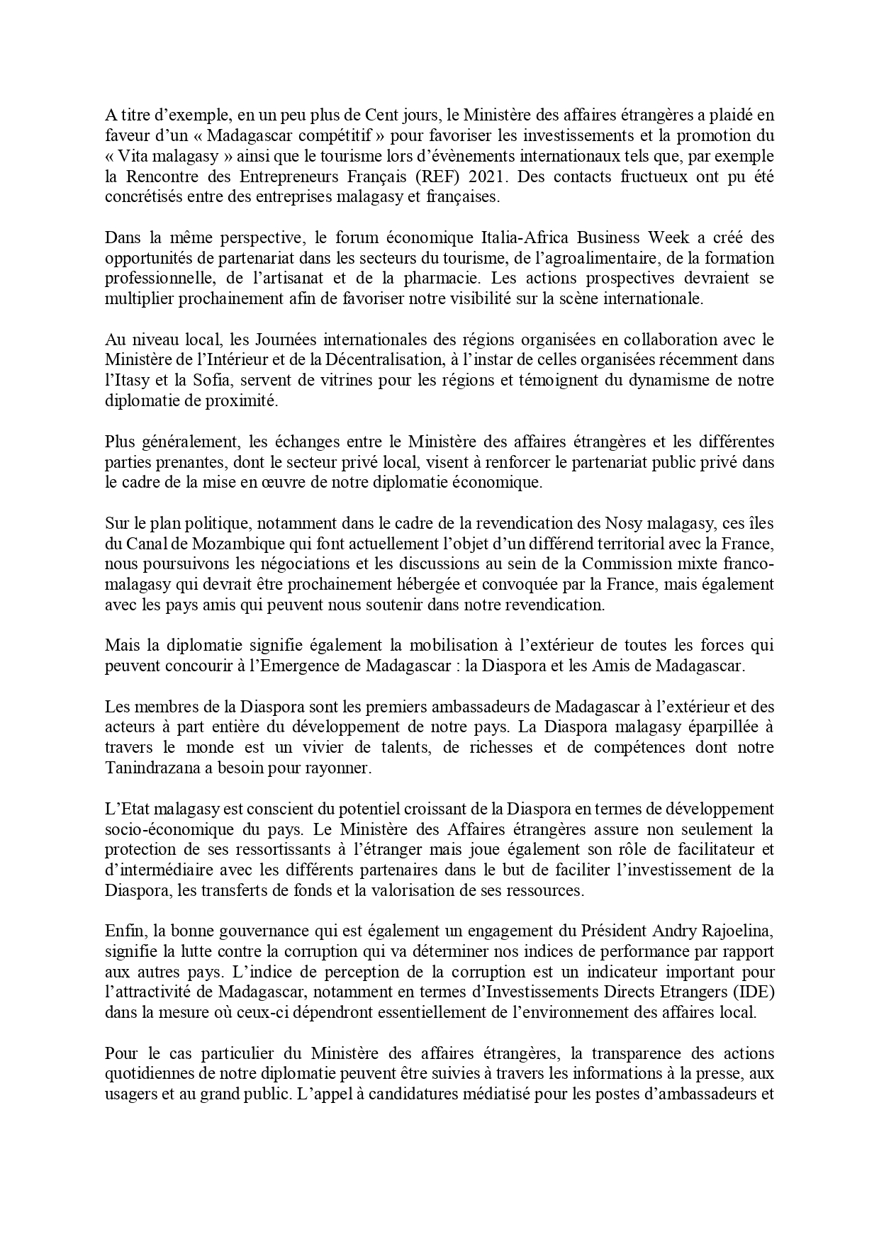 Tribune MAE Lexpress Diplomatie économique page 0002